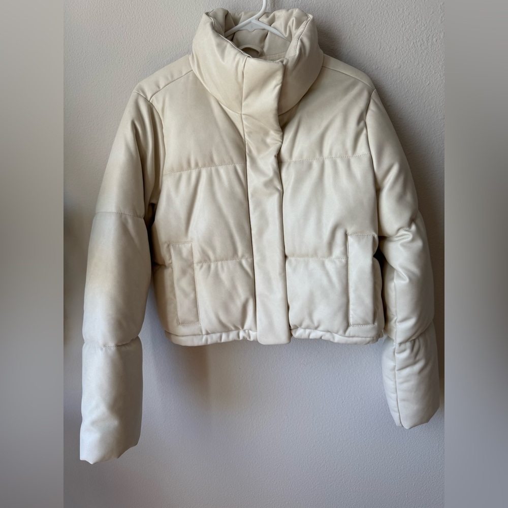 Cream Puffer Jacket